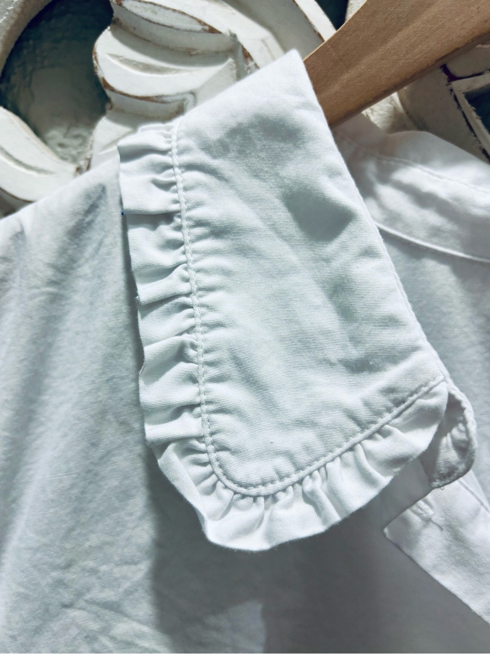J. Crew Puff-sleeve ruffle-collar top - Picture 4 of 8